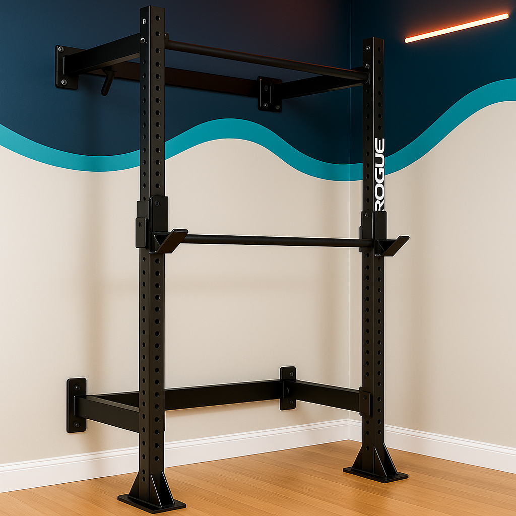Rogue Rml 3wc Rack Rogue Fitness RML-3W Fold Back Wall Mount Rack
